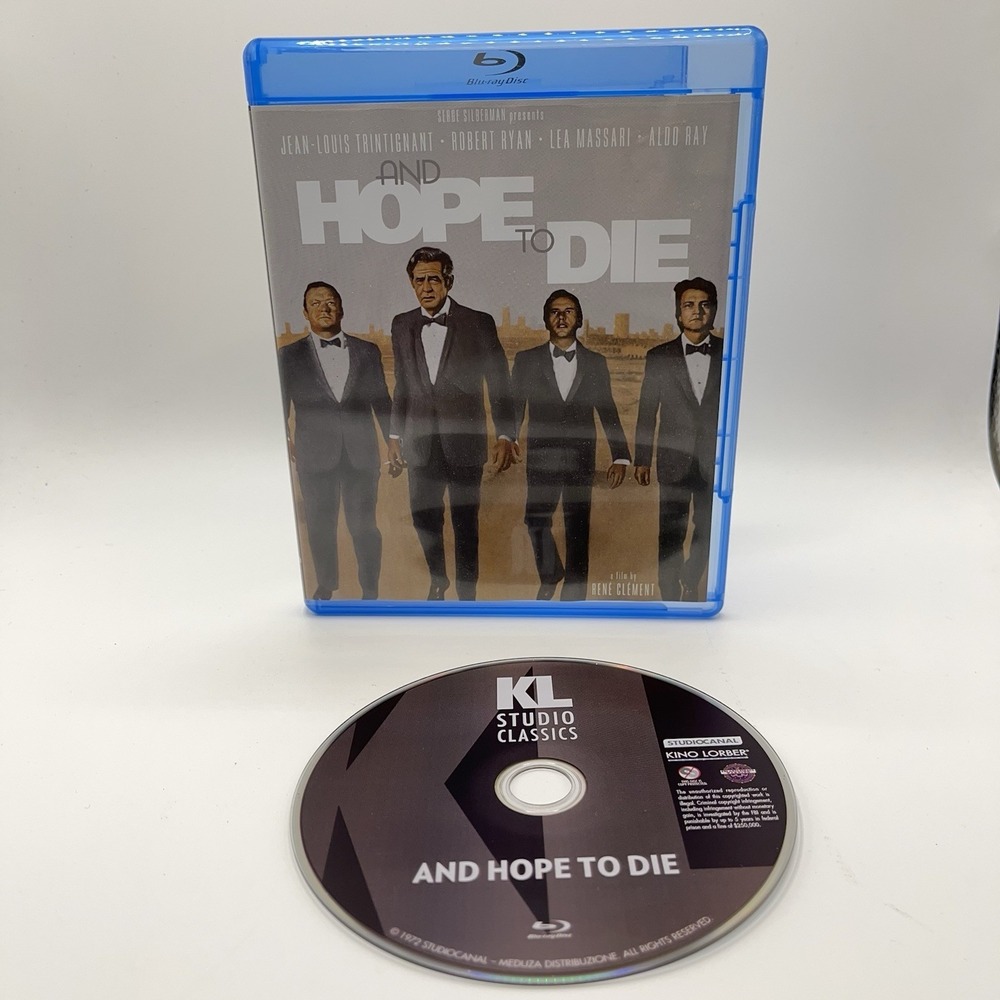 AND HOPE TO DIE (1972) (Region A Blu‎ Ray) Kino Lorber Trintignant, Robert Ryan